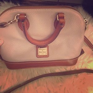 Dooney & Bourke pebble Grain Zip Zip Satchel